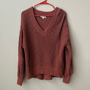 american eagle 🦅 v-neck knitted sweater shirt